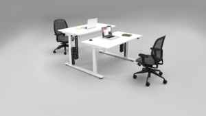 Lightweight sit-stand desking system